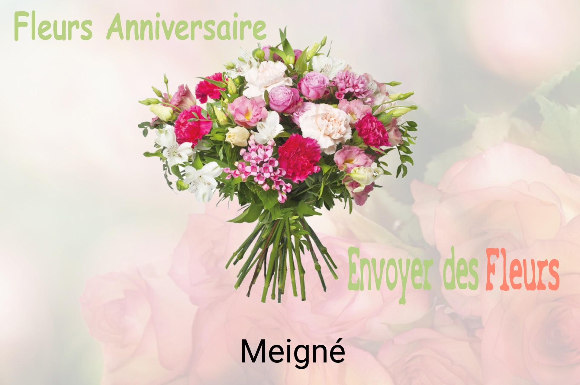 Bouquet de fleurs d’anniversaire livré à Meigné